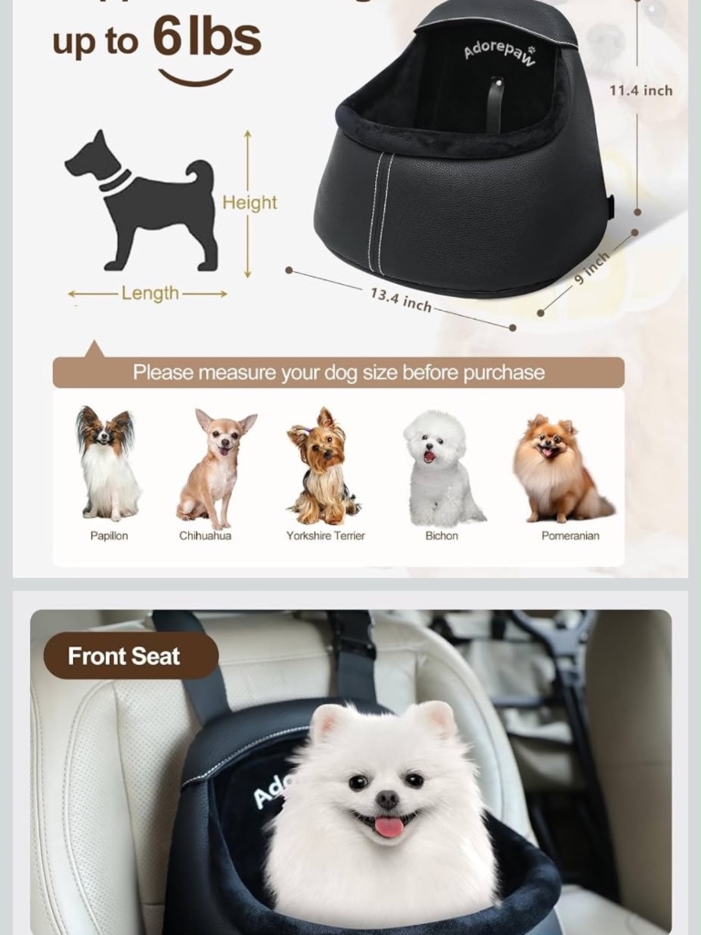 Dog Car Seat